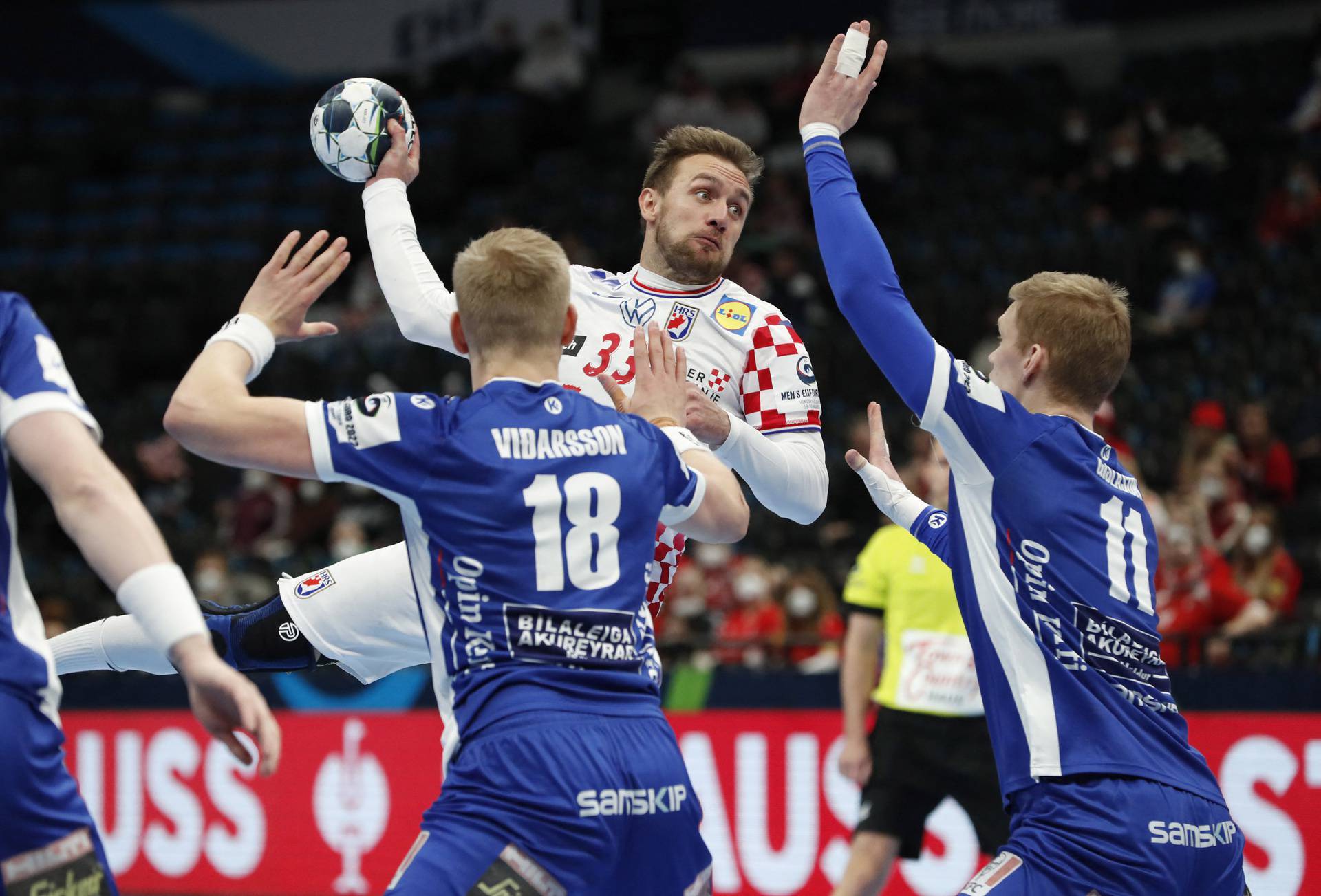 EHF 2022 Men's European Handball Championship - Main Round - Iceland v Croatia