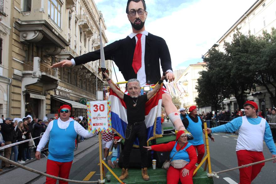 Rijeka: Tradicionalnom Me&dstrok;unarodnom karnevalskom povorkom zavr&scaron;io 43. Rije&ccaron;ki karneval