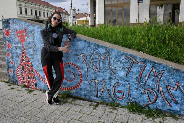 FOTO Kakva podrška! Umjetnica Maja oslikala mural za Lasagnu