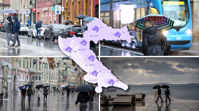 Evo kad u Hrvatsku stiže kiša: Provjerite stanje po gradovima