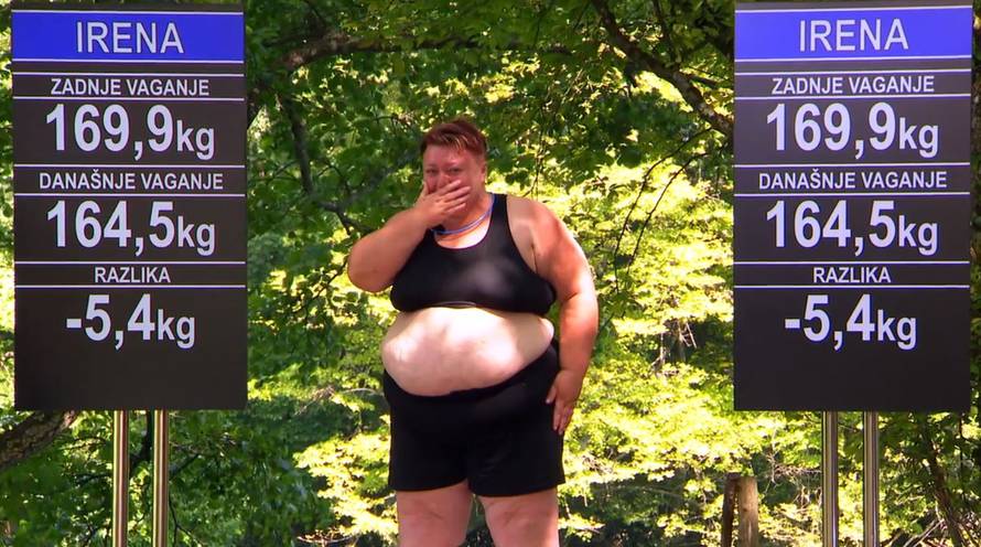 Kandidatkinja Irena u suzama: 'Ne volim se. Dok ne smršavim, ne želim se niti pogledati...'