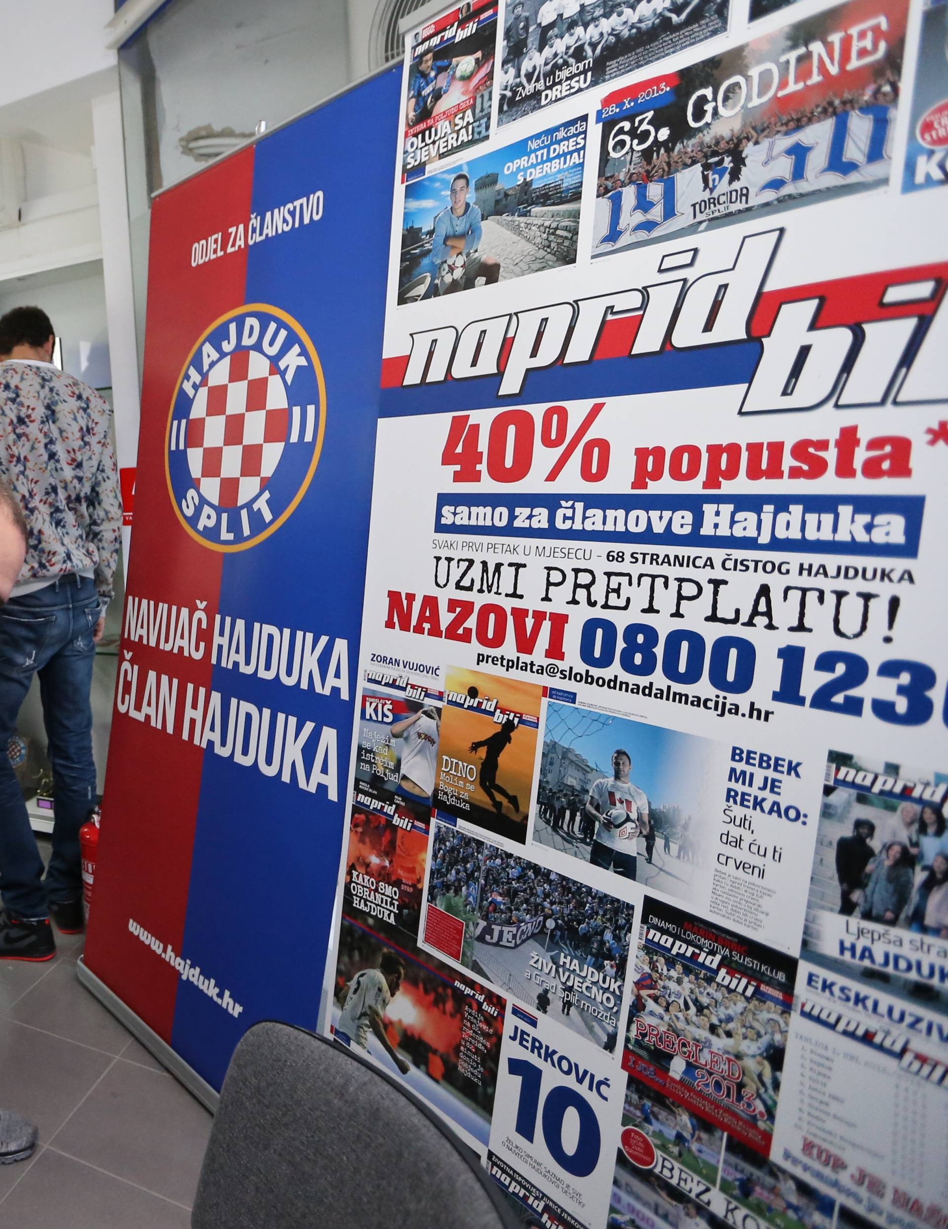Napad na 'Naš Hajduk': Model za naplatu članarine je štetan