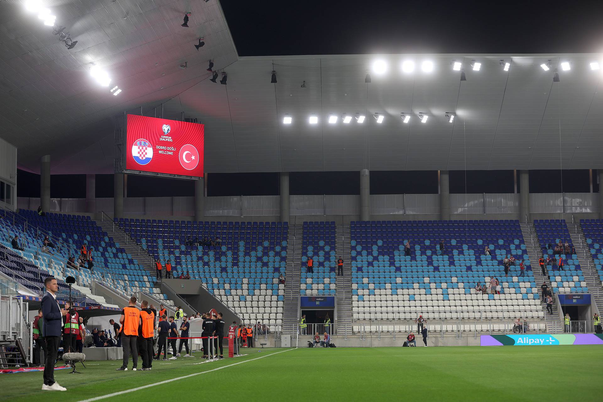 Osijek: Opus Arena uoči susreta Hrvatske i Turske u kvalifikacijama za EURO 2024.