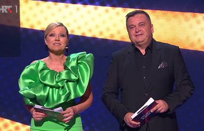 Barbara Kolar blistala u zelenoj haljini u finalu showa 'Zvijezde pjevaju': Duško ju je pohvalio