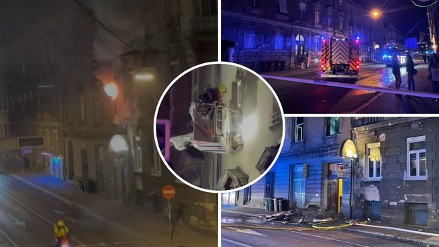 VIDEO Pogledajte dramatične prizore nakon požara, spašeno 7 ljudi: 'Sve je krenulo iz sobe...'