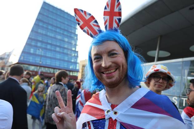 Malmo: Atmosfera ispred dvorane uoči finalne večeri Eurosonga