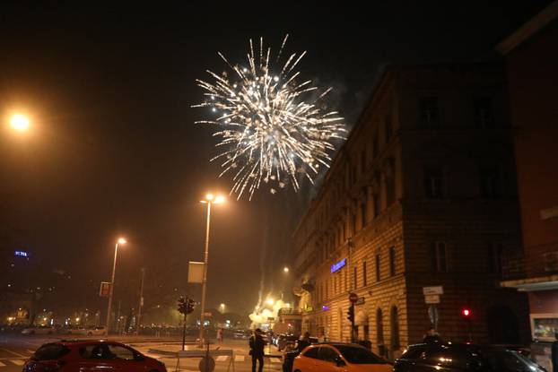 Docek Nove godine u Rijeci na Korzu