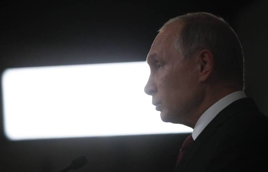 Russia's President Putin addresses the media in Sochi