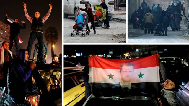 Asadovci slave pobjedu, civili u Alepu: "Čekamo da nas ubiju"