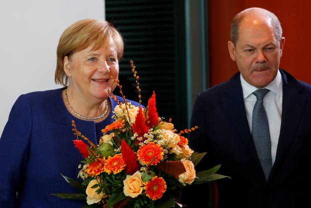 Weekly cabinet session at the Chancellery in Berlin