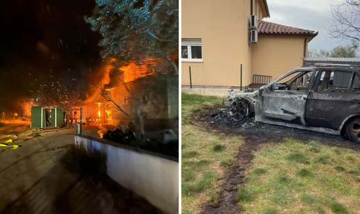 FOTO Izgorio auto u Medulinu