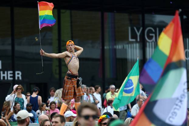 Christopher Street Day LGBTQ+ Pride march, in Berlin