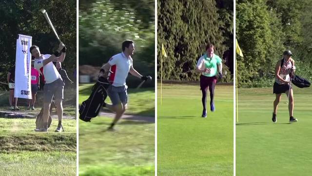 VIDEO Jeste li čuli za brzi golf? Ovo dvoje nacionalni su prvaci