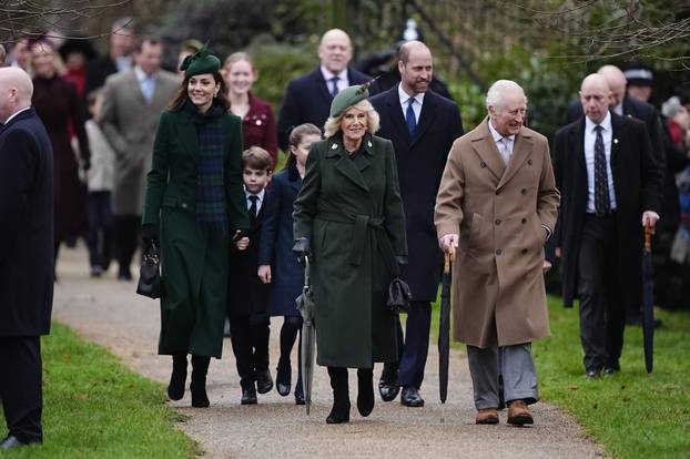Royals attends Christmas Day Church service