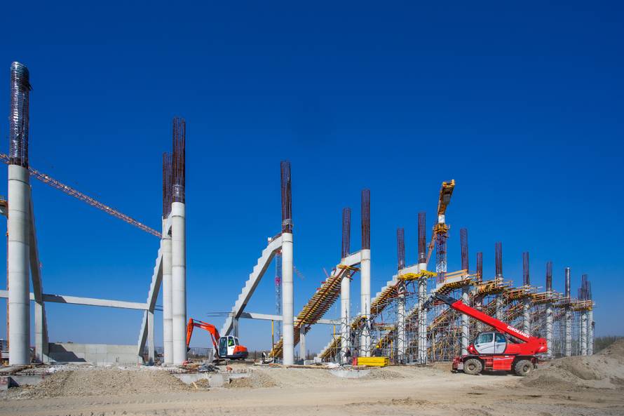 Gradi li se gradi: Osijekov novi stadion ne zaustavlja ni korona