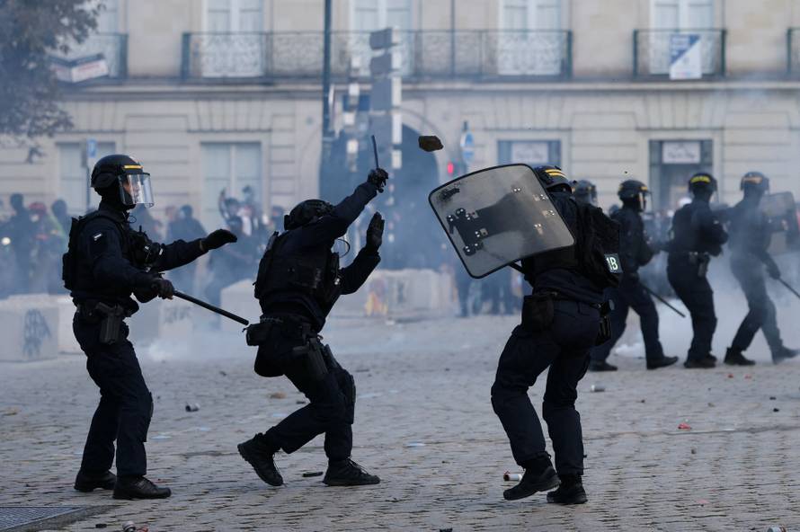 Nationwide protests in France against the cost of living