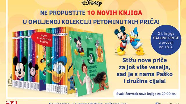 Stiže nastavak Disneyjeve kolekcije Petominutnih priča!