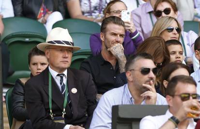 Magnet za slavne: D. Beckham i B. Cooper gledali meč Čilića