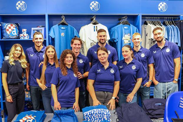 Zagreb: Otvorenje novog Dinamovog fan shopa
