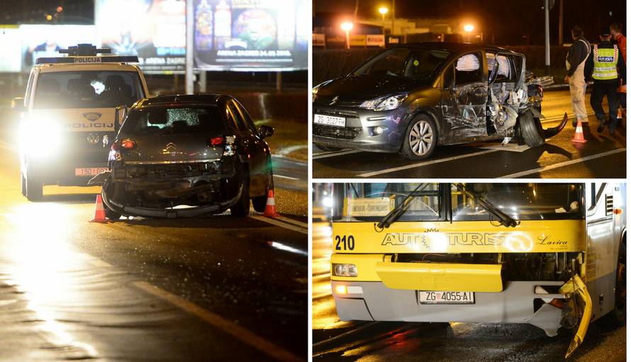 Troje ozlijeđenih u sudaru auta i autobusa, promet je otežan...