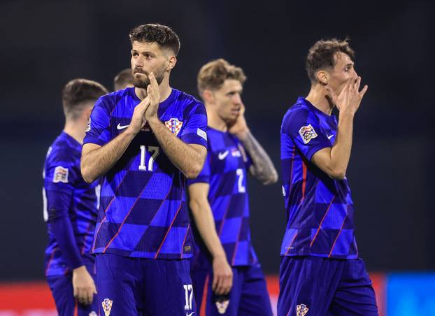 Slavlje hrvatskih igra&ccaron;a nakon pobjede u suretu sa &Scaron;kotskom