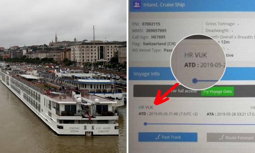 Kruzer koji je udario u brod na Dunavu stigao je iz Vukovara