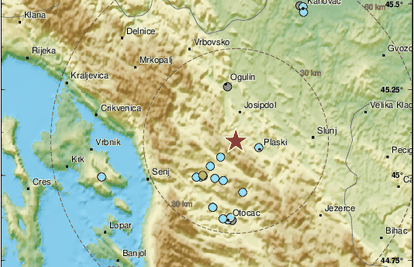 Potres magnitude 2,8  uzdrmao područje nedaleko od Otočca