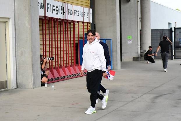 Dolazak hrvatske reprezentacije na stadion u Orlandu
