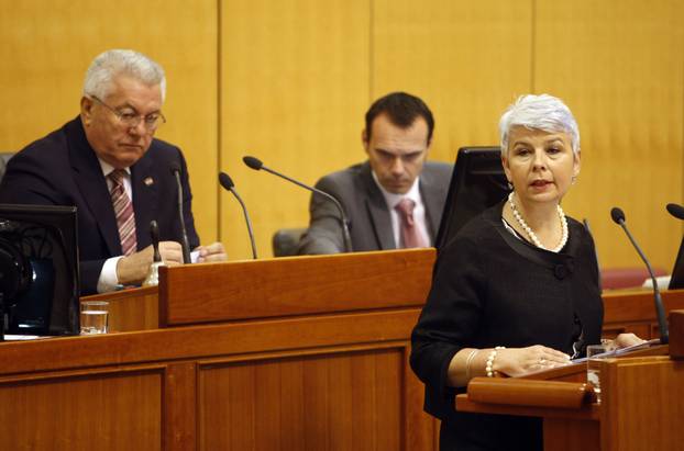 Zagreb: Sjednica Hrvatskog sabora o državnom prora?unu