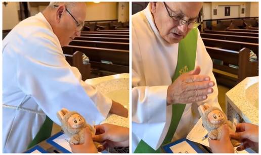 Kruži video na kojem svećenik krsti Labubua, ljudi su zgroženi: 'Holybubu, ovo je tako krivo!'