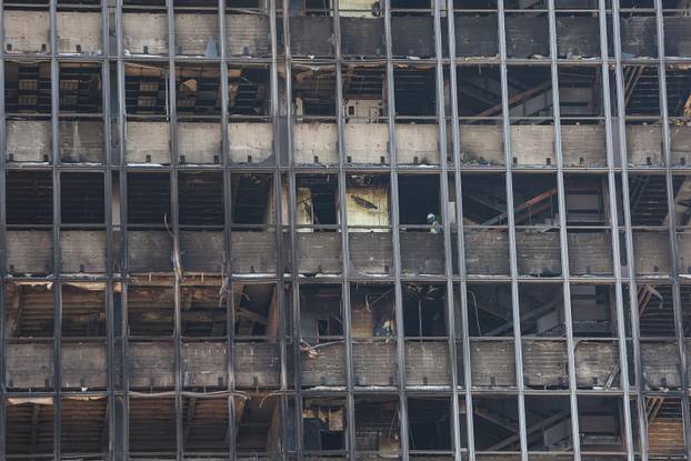 Vjesnikov neboder radnici pripremaju za rušenje