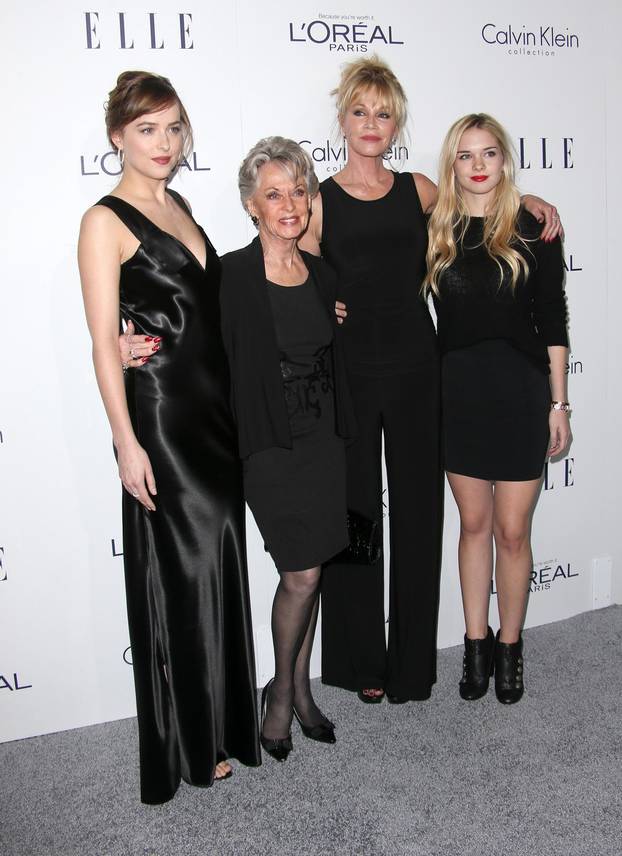 2015 ELLE Women in Hollywood Awards Featuring: Dakota Johnson, Tippi Hedren, Melanie Griffith, Stella Banderas Where: Beverly Hills, California, United States When: 19 Oct 2015