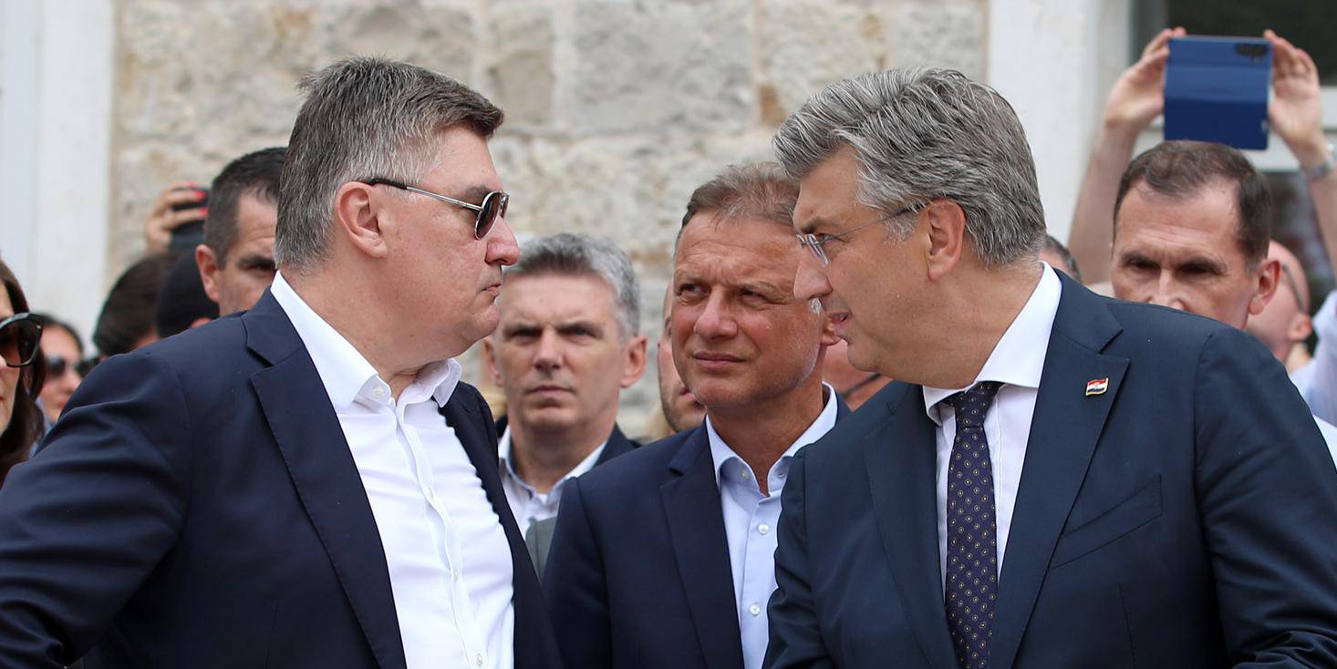 Zoran Milanović i Andrej Plenković srdačno se rukovali na 208. SInjskoj alci