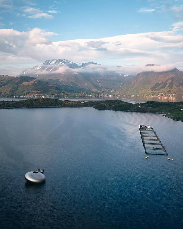 FOTO Spektakl na vodi: Biste li jeli u ovom futurističkom restoranu u norveškom fjordu?