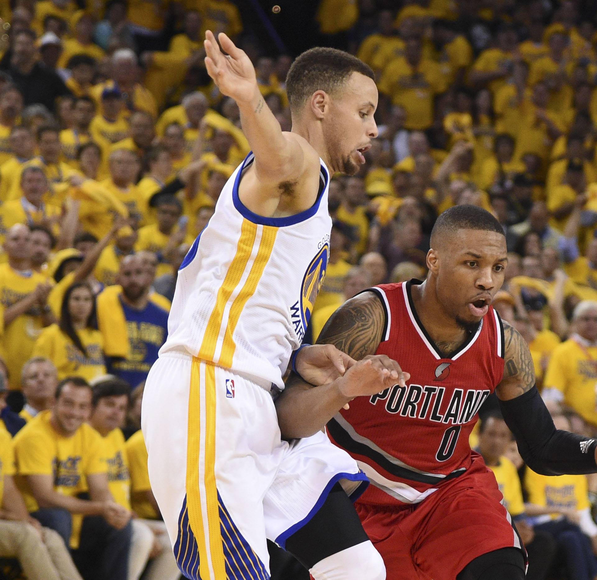 NBA: Playoffs-Portland Trail Blazers at Golden State Warriors