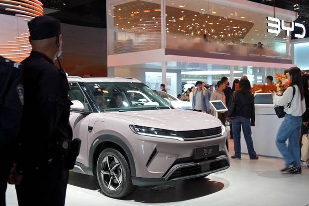 BYD Yuan UP at the Auto China show in Beijing
