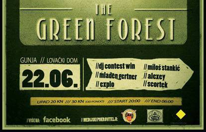 The Green Forest Open Air  22. lipnja dovodi mnoštvo DJ-eva