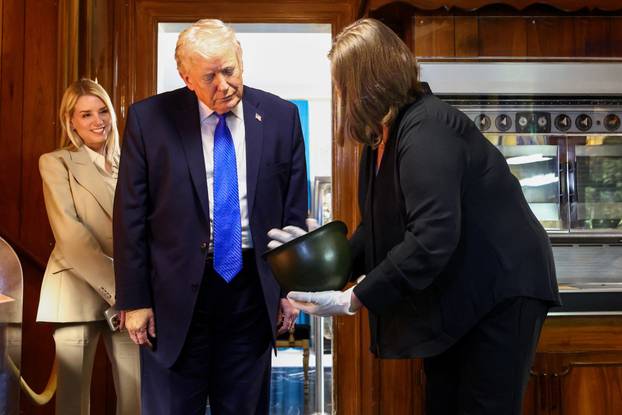 U.S. President Donald Trump visits Graceland, the home of Elvis Presley, in Memphis