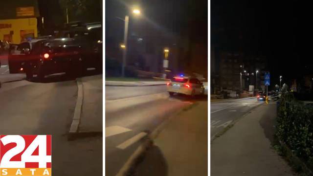 Luda potjera u Zagrebu: Bježao policajcima i zabio se u auto