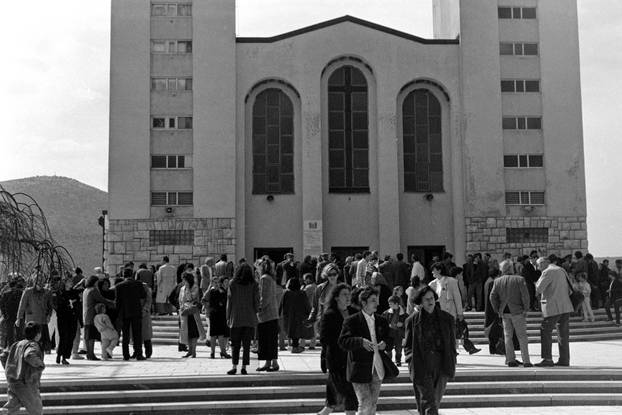 Međugorje - jedno od najpoznatijih katoličkih hodočasničkih odredišta, 27.1.1991.