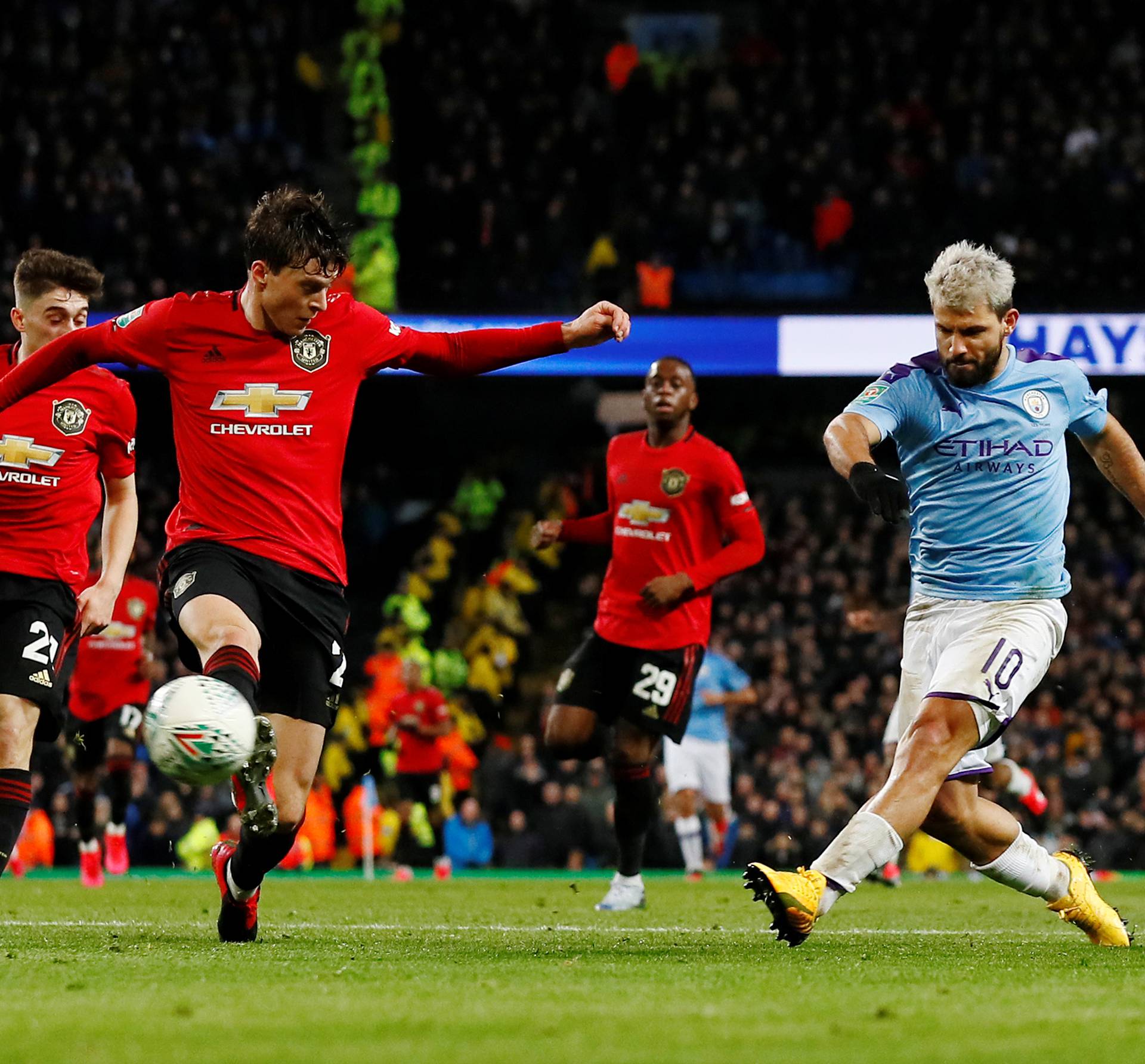 Carabao Cup - Semi Final Second Leg - Manchester City v Manchester United