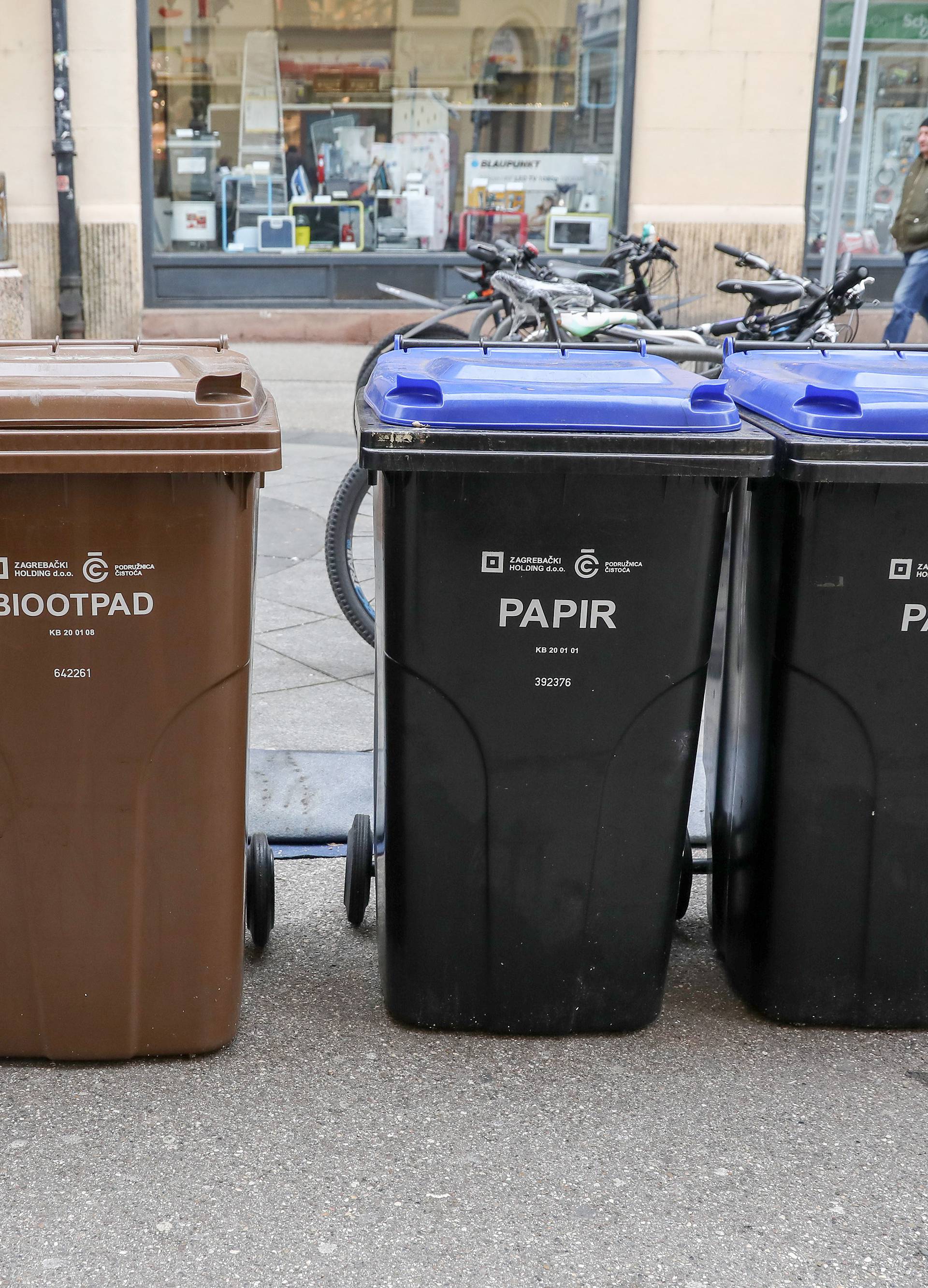 Kante za smeće u Zagrebu