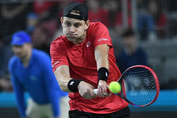 Varaždin: Davis Cup, meč Marin Čilić - Zizou Bergs