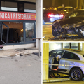 VIDEO Porsche se zabio u izlog: 'Bili smo u kuhinji i šokirali se, pola auta je bilo u restoranu'