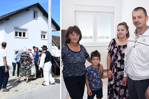 Šesteročlanoj obitelji iz Banovine, čiji je dom uništen u potresu, donirali su novu kuću