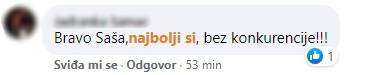 Gledatelji jednoglasno podržali odluku žirija: 'Saša najbolji si, bez konkurencije, svaka čast!'