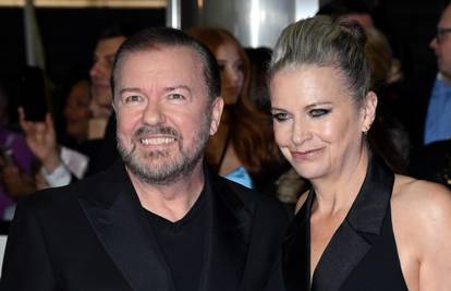 Komičar Ricky Gervais već je 40 godina u vezi s Jane Fallon: Nikad se nisu htjeli vjenčati...