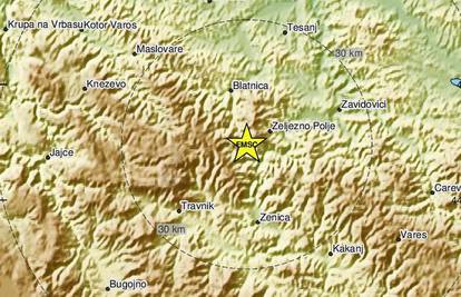 Potres od 4,6 Richtera pogodio BiH: 'Zatreslo kratko, ali jako'