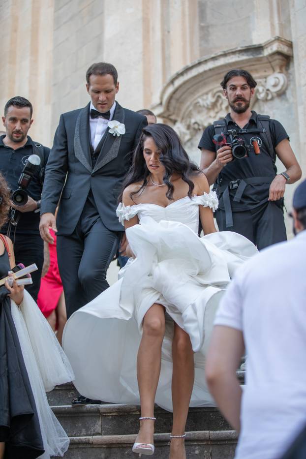 Zrinka Šahurić i Bojan Bogdanović vjenčali su se u Dubrovniku 