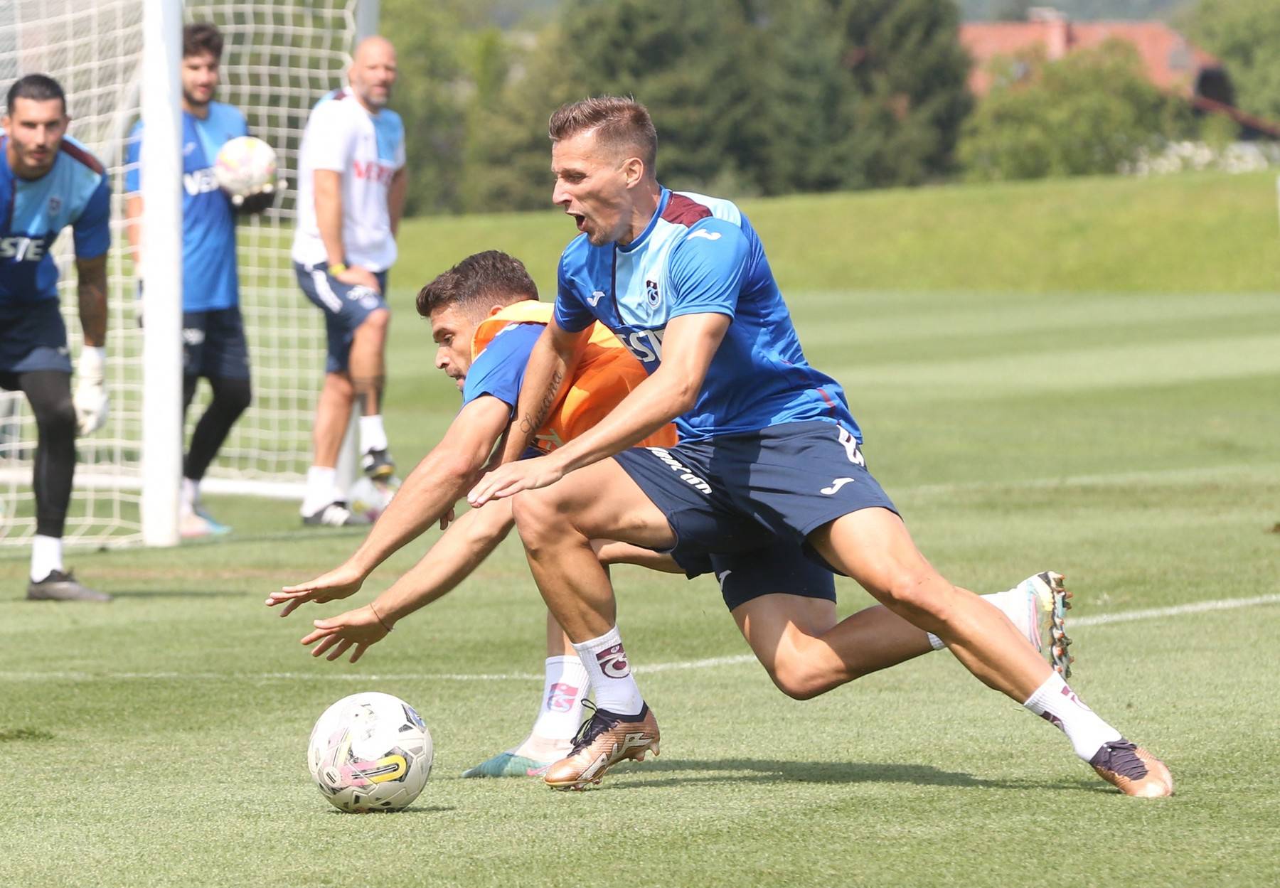 Trabzonspor training session in Slovenia